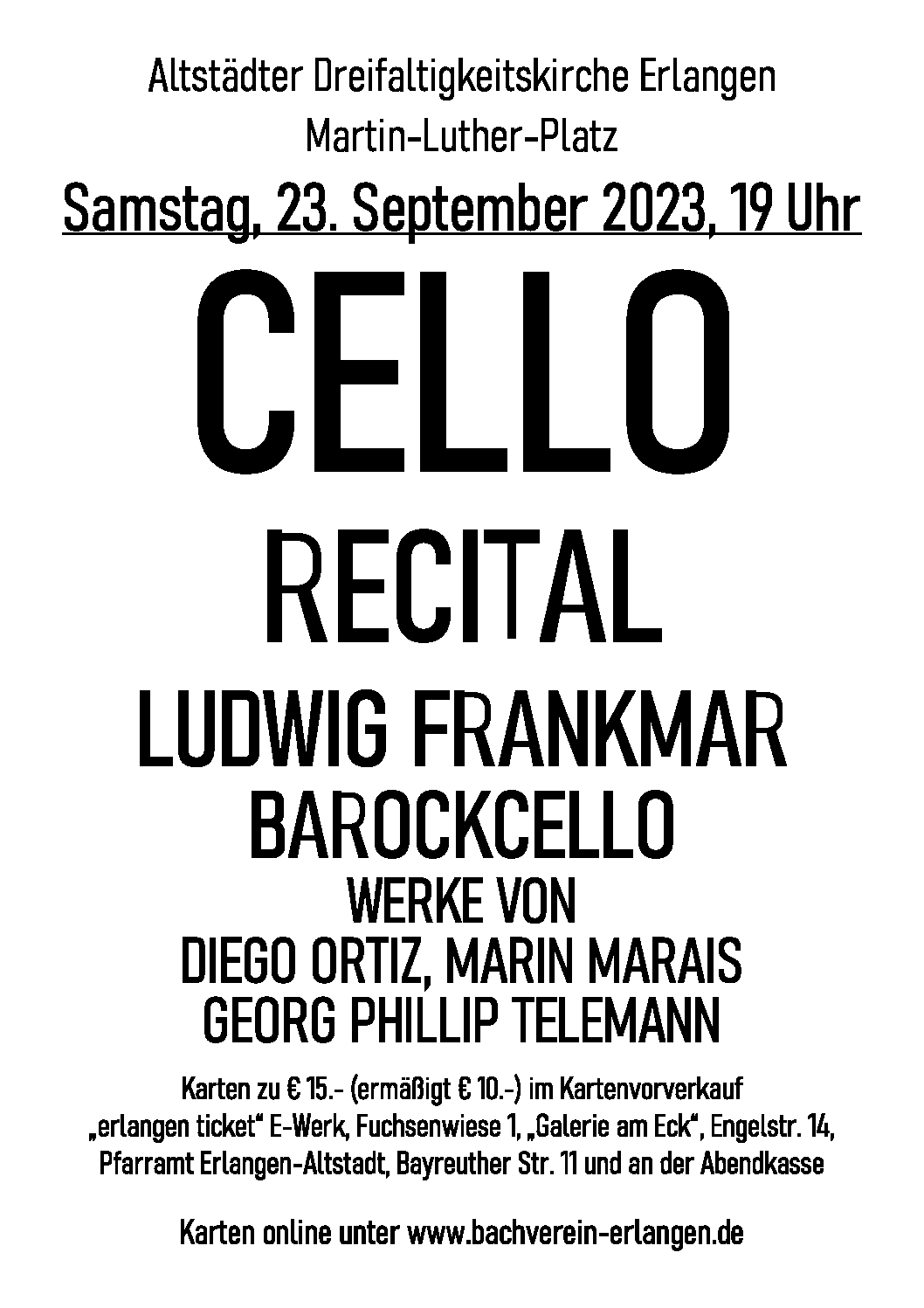 Plakat Cello 23 09 2023