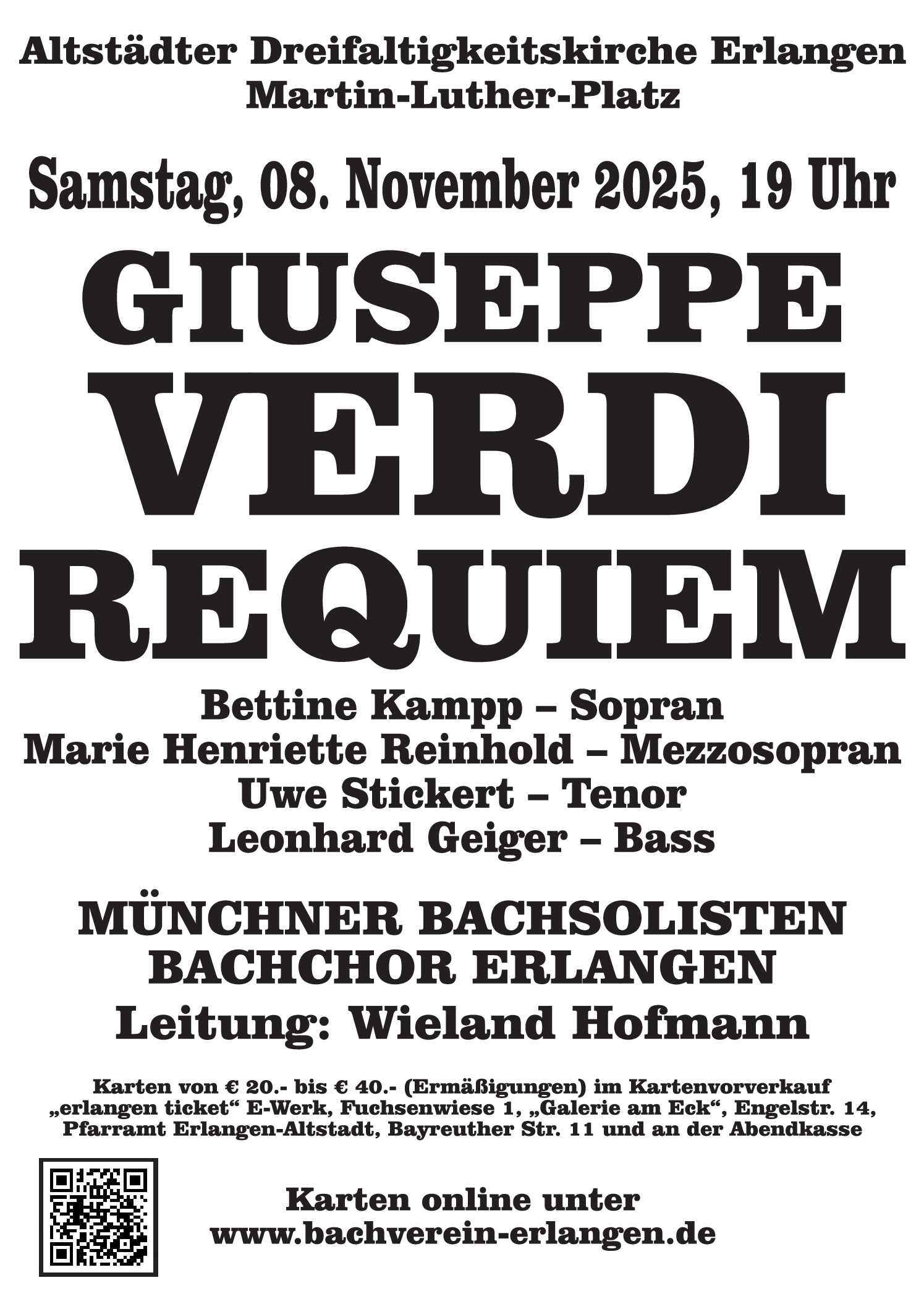 Plakat Verdi Requiem 2025