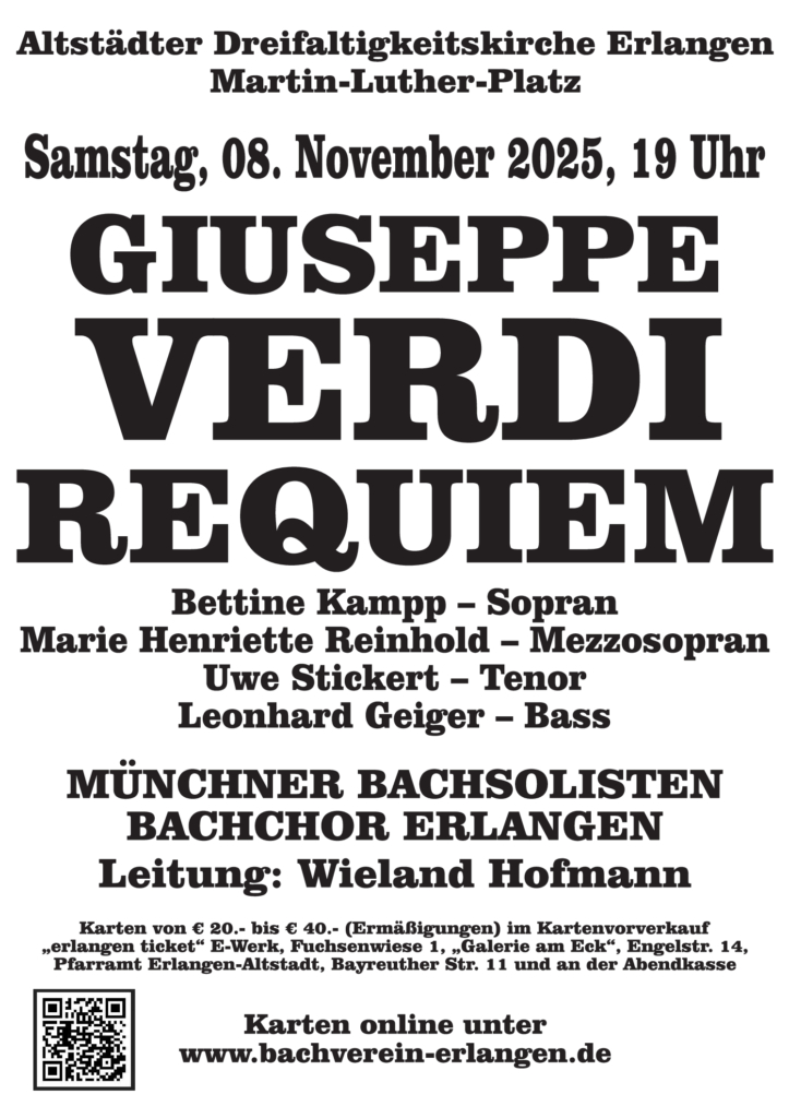 Plakat Verdi Requiem 2025