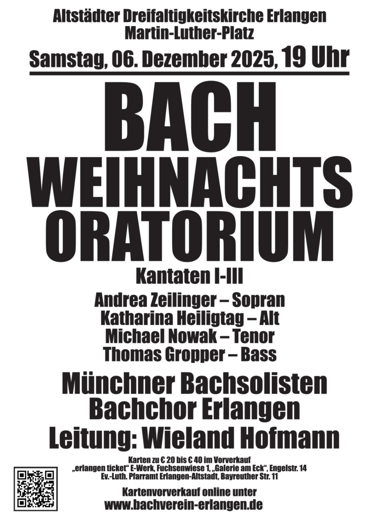 Plakat Weihnachtsoratorium 2025