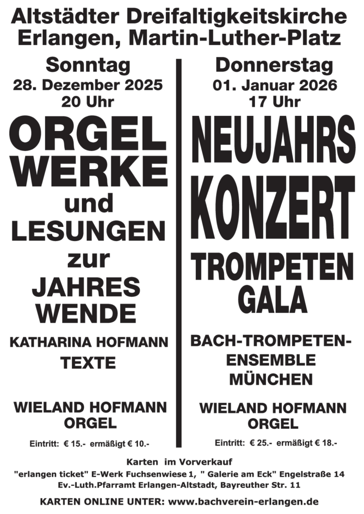 Plakat Jahreswechsel 2025 2026