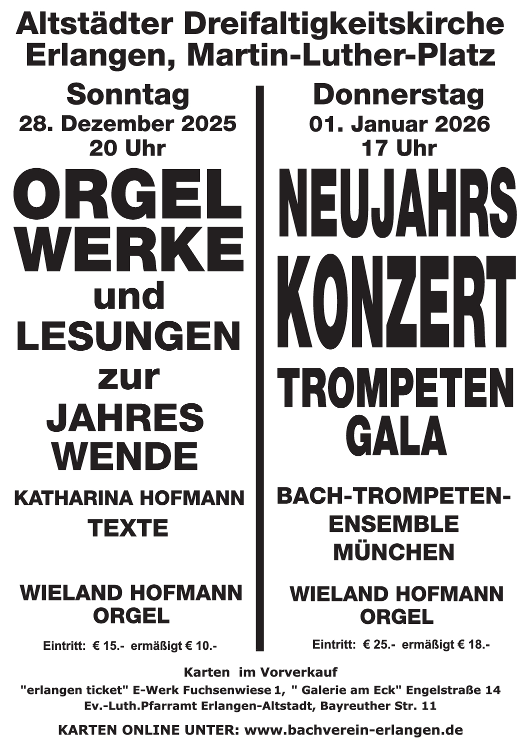 Plakat Jahreswechsel 2025 2026